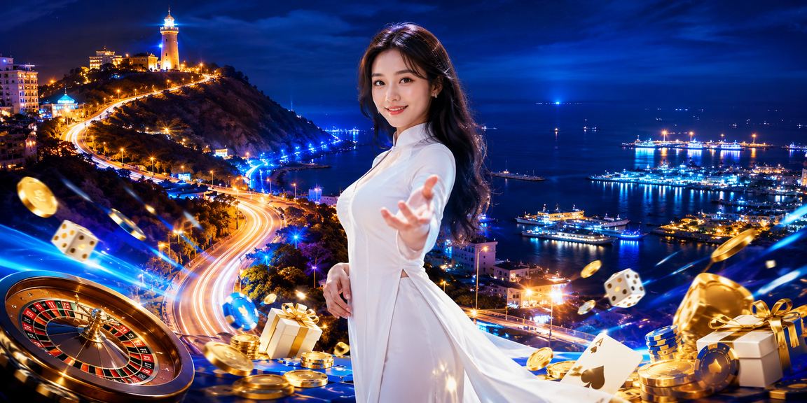 Cảnh sòng bài tại Vũng Tàu với người chơi xem ưu đãi tiền thưởng trên thiết bị di động